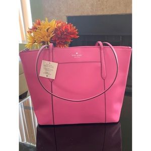 🌸 Kate Spade Pink Rey Large Pocket Tote 😍